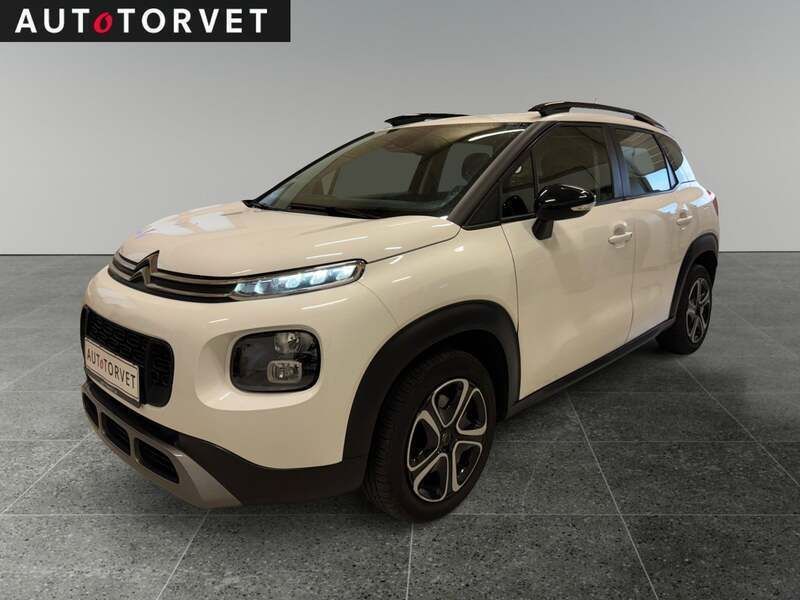 Hvid Brugt 2020 Citroën C3 Aircross PureTech SUV | 94.700 kr. (Super pris) - Billede 1/4