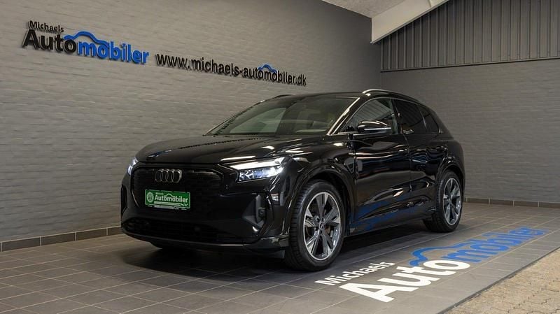 Sort Brugt 2022 Audi Q4 e-tron S-Line SUV | 309.900 kr. - Billede 1/4
