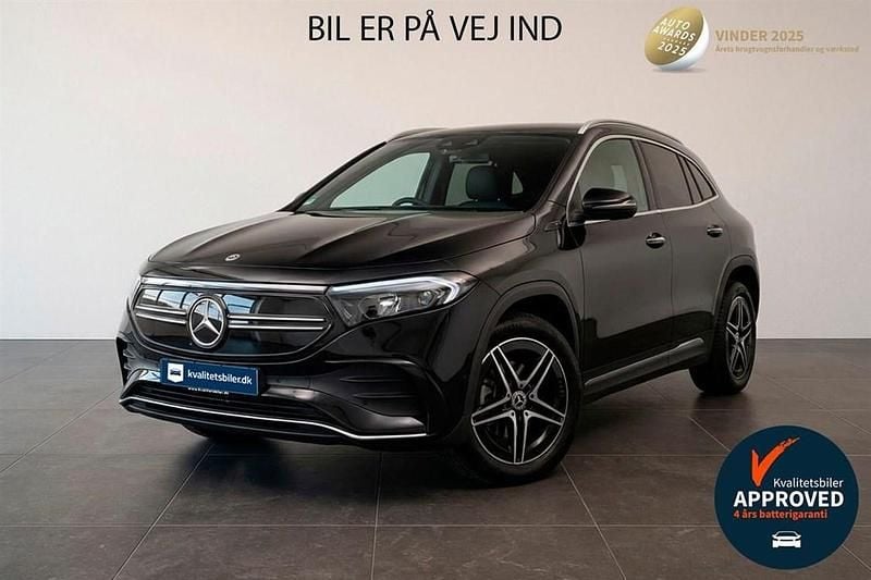 Sort Brugt 2022 Mercedes EQA250 AMG line SUV | 244.900 kr. (God pris) - Billede 1/4