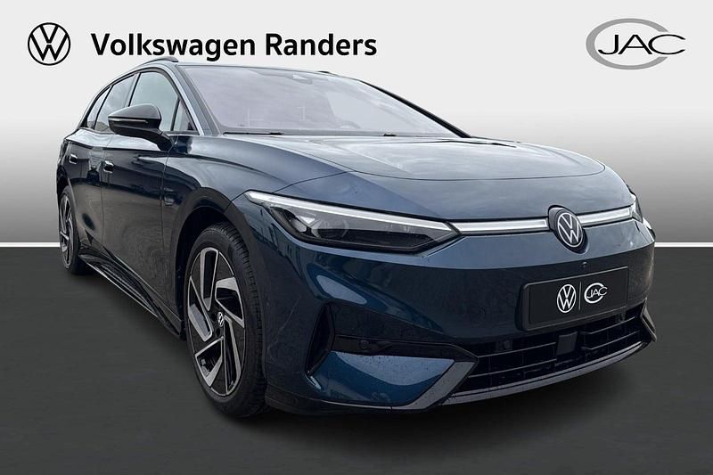 Mørkblåmetal Brugt 2024 VW ID.7 Pro Stationcar | 419.900 kr. (Fair pris) - Billede 1/4