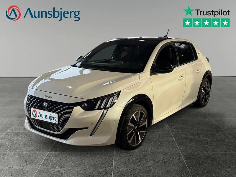 Perlemorshvid Brugt 2021 Peugeot e-208 GT Hatchback | 149.500 kr. (Fair pris) - Billede 1/4