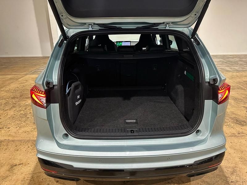 Brugt Skoda Enyaq iV SportLine 150 kW (204 HK) 2022 Arctic silver SUV