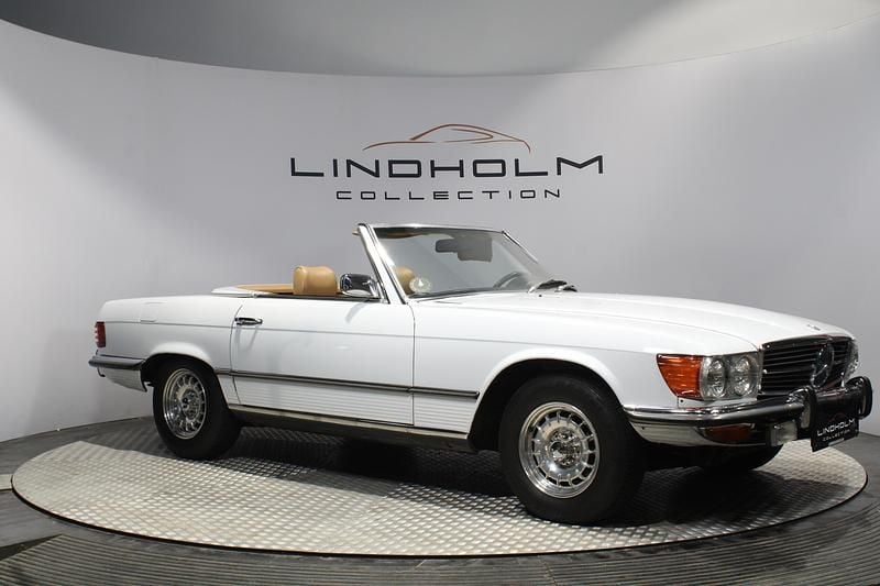 Hvid Brugt 1971 Mercedes SL450 Cabriolet | 189.900 kr. - Billede 1/4