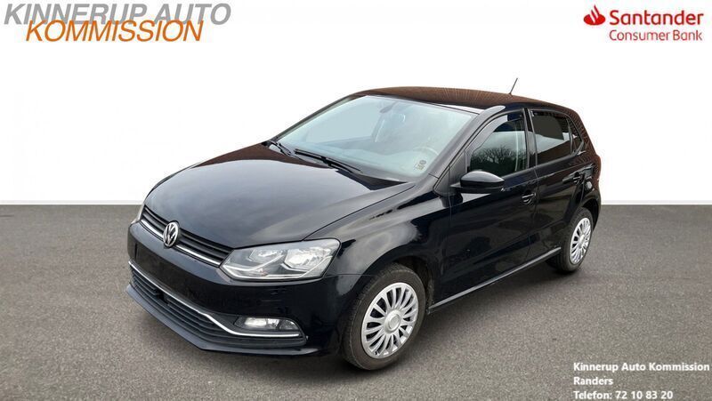 Sort Brugt 2017 VW Polo Comfortline Hatchback | 64.900 kr. (Super pris) - Billede 1/4