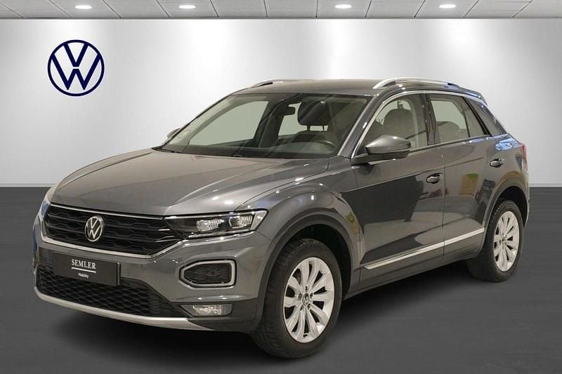 Gråmetal Brugt 2021 VW T-Roc Sport SUV | 234.900 kr. (God pris) - Billede 1/4