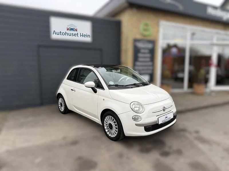 Hvid Brugt 2008 Fiat 500 Lounge | 44.800 kr. (Fair pris) - Billede 1/4