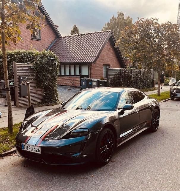 Sortmetal Brugt 2020 Porsche Taycan 4S Sedan | 559.900 kr. (God pris) - Billede 1/4