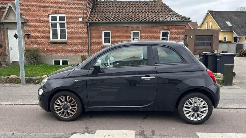 Sort Brugt 2016 Fiat 500 Hatchback | 68.000 kr. (Fair pris) - Billede 1/4
