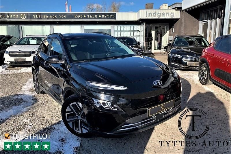 Brugt Hyundai Kona Advanced 150 kW (204 HK) 2021 Sortmetal SUV