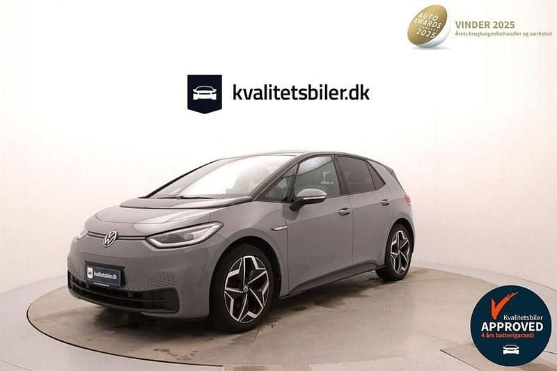 Grå Brugt 2022 VW ID.3 Pro Performance Hatchback | 167.900 kr. (Super pris) - Billede 1/4