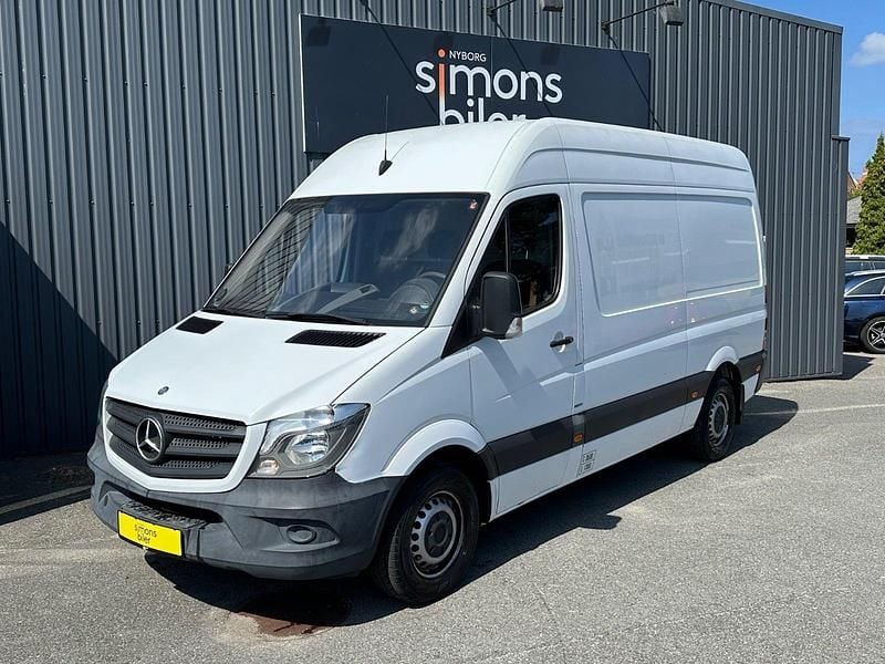Hvid Brugt 2016 Mercedes Sprinter Van | 79.900 kr. - Billede 1/4