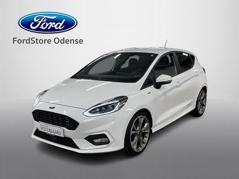 Hvid Brugt 2019 Ford Fiesta ST-Line Hatchback | 119.600 kr. (Fair pris) - Billede 1/4