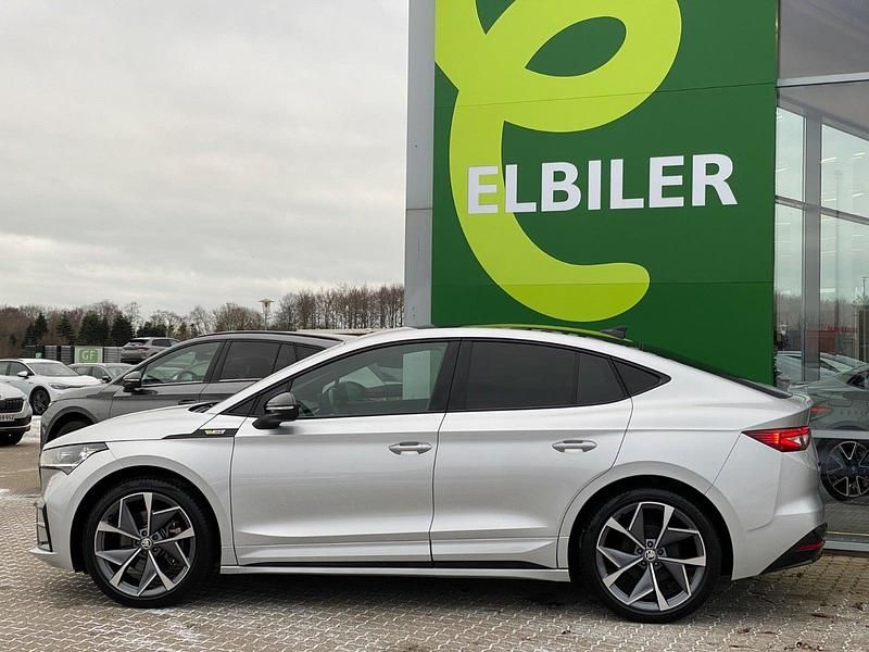 Brugt Skoda Enyaq iV Suite 219 kW (299 HK) 2023 Sølvmetal SUV