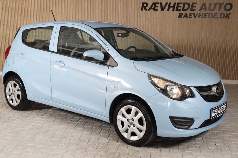 Lysblåmetal Brugt 2016 Opel Karl Enjoy Hatchback | 62.900 kr. (Lidt for dyr) - Billede 1/4