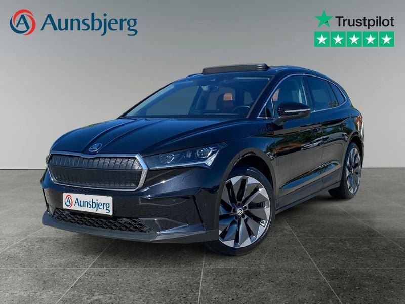 Schwarzmagic perleffekt Brugt 2022 Skoda Enyaq iV ecoSuite SUV | 299.500 kr. (Fair pris) - Billede 1/4