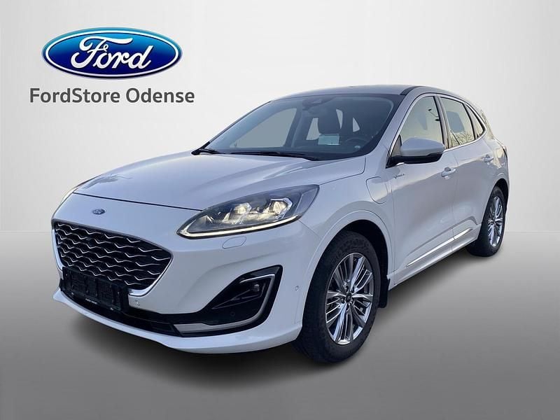 Hvid Brugt 2020 Ford Kuga Vignale SUV | 199.900 kr. - Billede 1/4