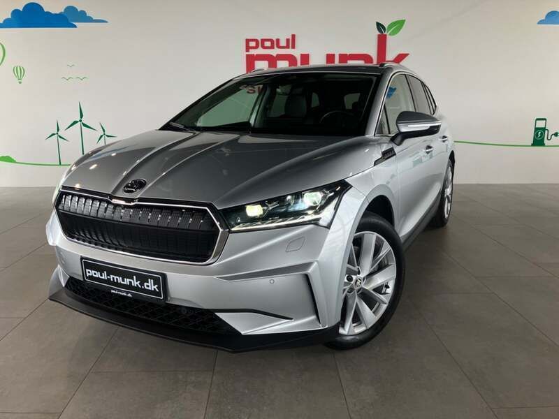 Sølvmetal Brugt 2021 Skoda Enyaq iV ecoSuite SUV | 269.900 kr. (Fair pris) - Billede 1/4