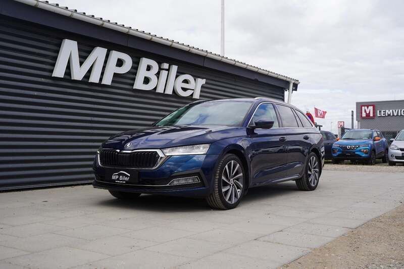 Blåmetal Brugt 2020 Skoda Octavia Stationcar | 199.700 kr. (Fair pris) - Billede 1/4