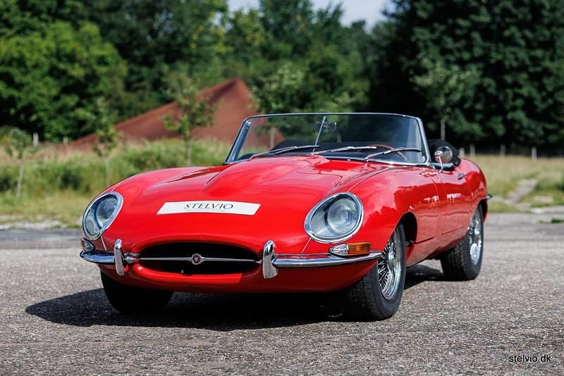 Rød Brugt 1963 Jaguar E-Type | 995.000 kr. - Billede 1/4