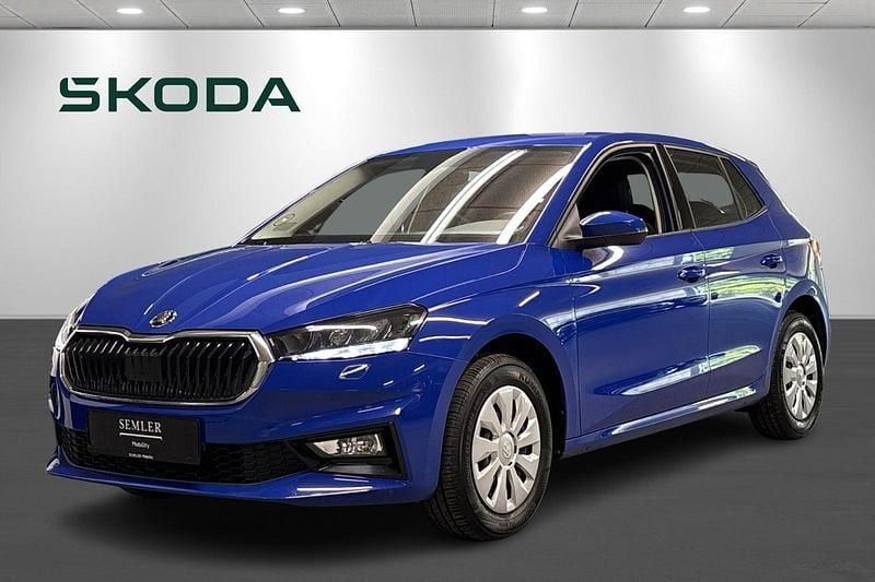 Blå Brugt 2024 Skoda Fabia Essence Hatchback | 219.900 kr. (Lidt for dyr) - Billede 1/4