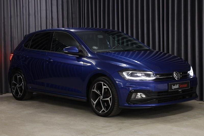 Blåmetal Brugt 2020 VW Polo R-line Hatchback | 199.900 kr. (Fair pris) - Billede 1/4