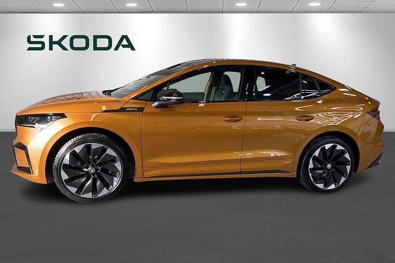 Brugt Skoda Enyaq iV SportLine 210 kW (286 HK) 2024 Orangemetal SUV