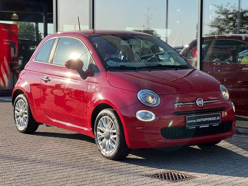 Rød Brugt 2015 Fiat 500 Pop Star | 49.900 kr. (Fair pris) - Billede 1/4