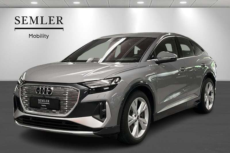 Gråmetal Brugt 2022 Audi Q4 Sportback e-tron Advanced SUV | 279.900 kr. (Fair pris) - Billede 1/4