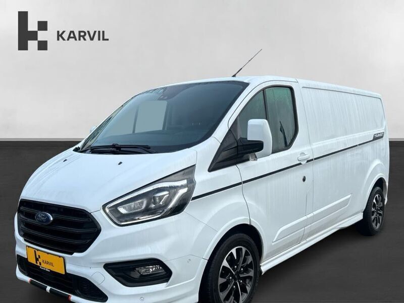 Frozen white Brugt 2022 Ford Transit Custom Sport Van | 219.900 kr. - Billede 1/4