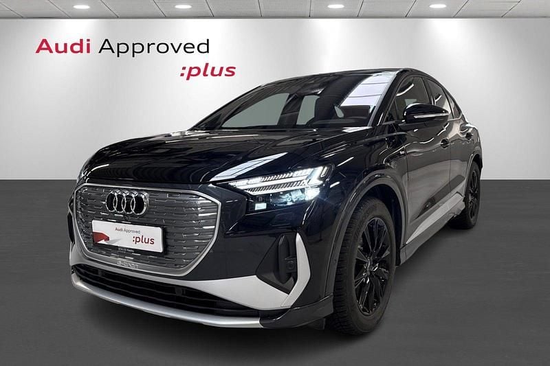 Ny Audi Q4 Sportback e-tron S-Line 210 kW (286 HK) 2025 Sortmetal SUV