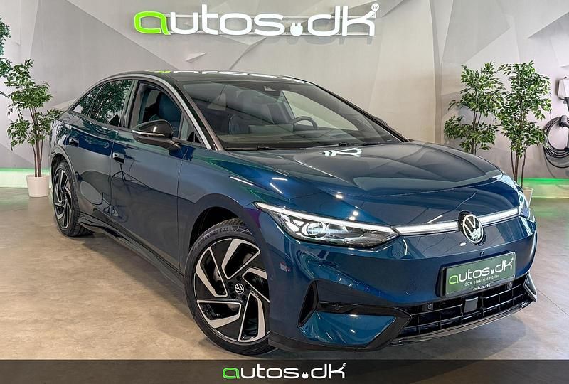 Blåmetal Brugt 2024 VW ID.7 Style Hatchback | 369.000 kr. (Fair pris) - Billede 1/4