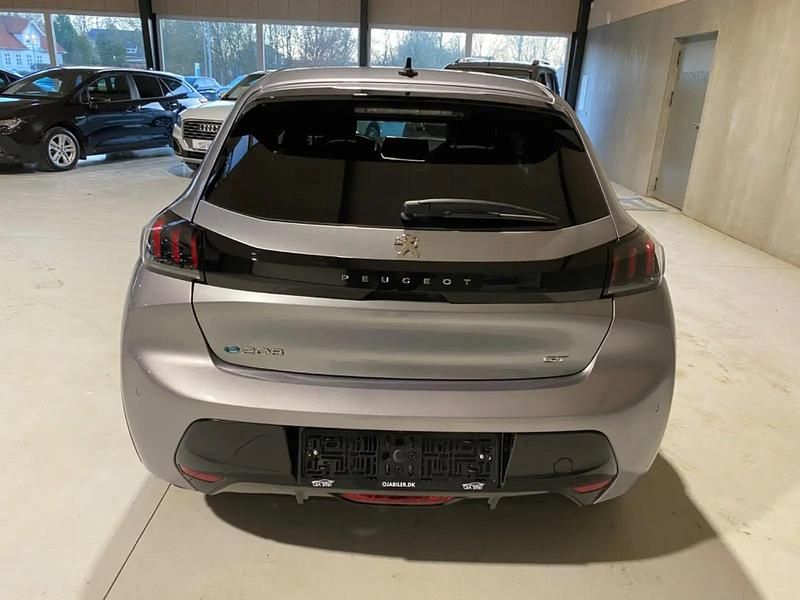 Brugt Peugeot e-208 GT 100 kW (136 HK) 2023 Gråmetal Hatchback
