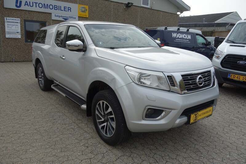 Sølvmetal Brugt 2018 Nissan Navara N-Connecta Afhentning | 99.899 kr. - Billede 1/4