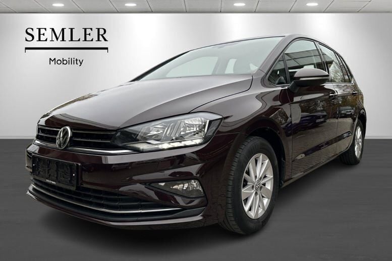 Mørkrødmetal Brugt 2018 VW Golf Sportsvan Comfortline MPV | 144.900 kr. (Fair pris) - Billede 1/4