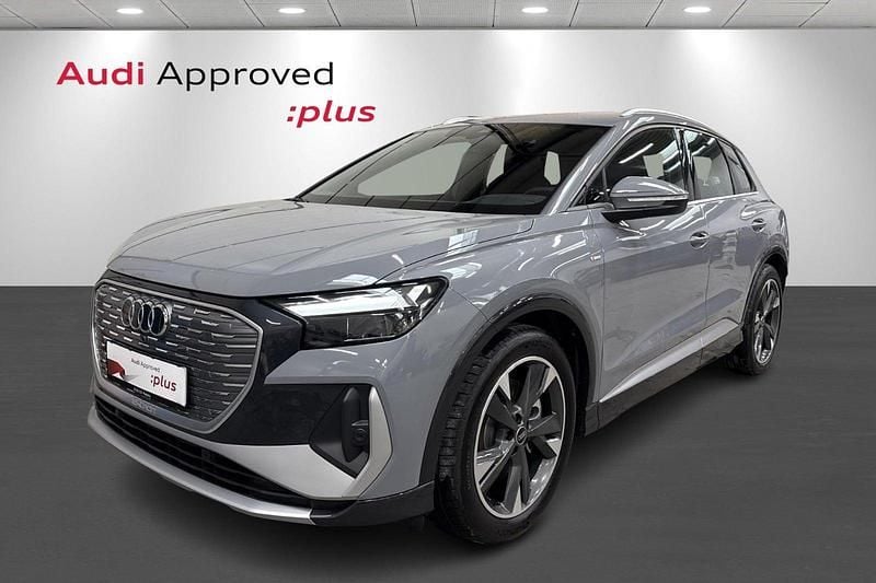 Grå Brugt 2025 Audi Q4 e-tron S-Line SUV | 359.900 kr. (God pris) - Billede 1/4