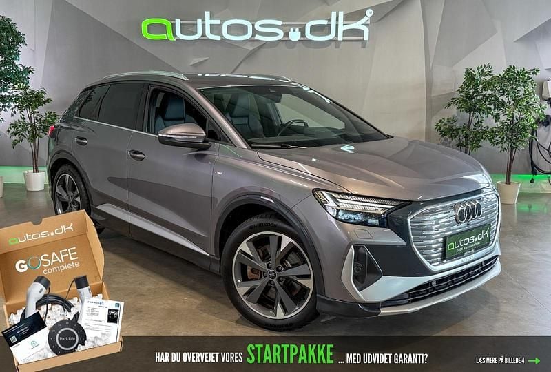 Gråmetal Brugt 2021 Audi Q4 e-tron S-Line SUV | 249.000 kr. (Fair pris) - Billede 1/3