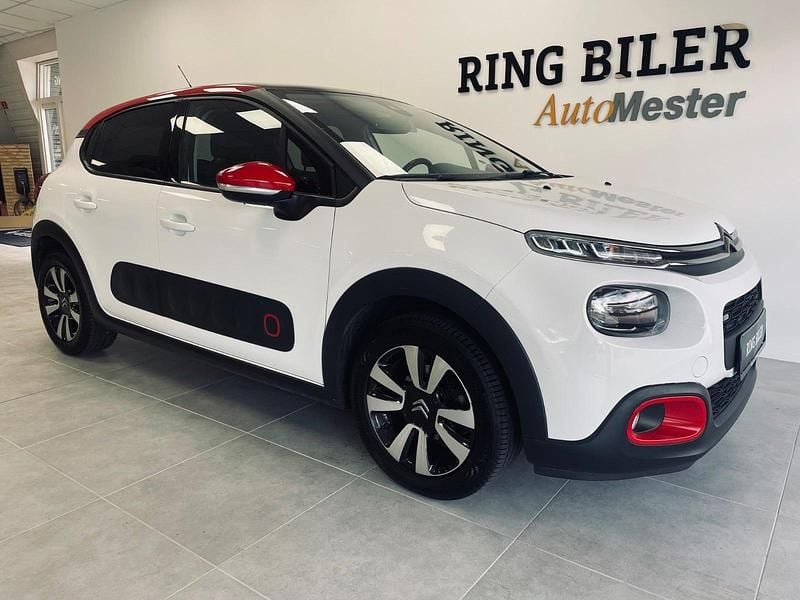 Brugt Citroën C3 PureTech 82 HK (60 kW) 2019 Hvid Hatchback