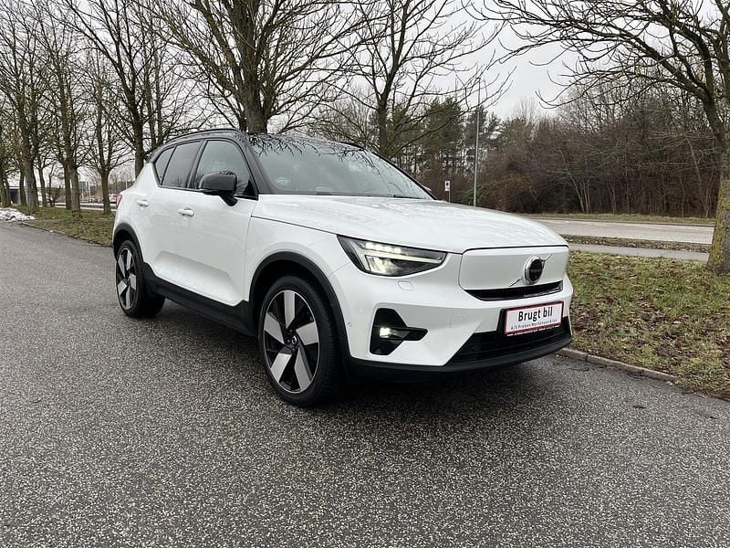 Metal hvid Brugt 2023 Volvo XC40 Ultimate SUV | 244.900 kr. (God pris) - Billede 1/4