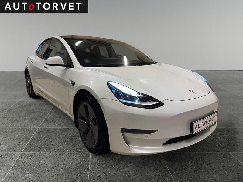 Brugt Tesla Model 3 Long Range AWD 366 kW (498 HK) 2020 Hvidmetal Sedan