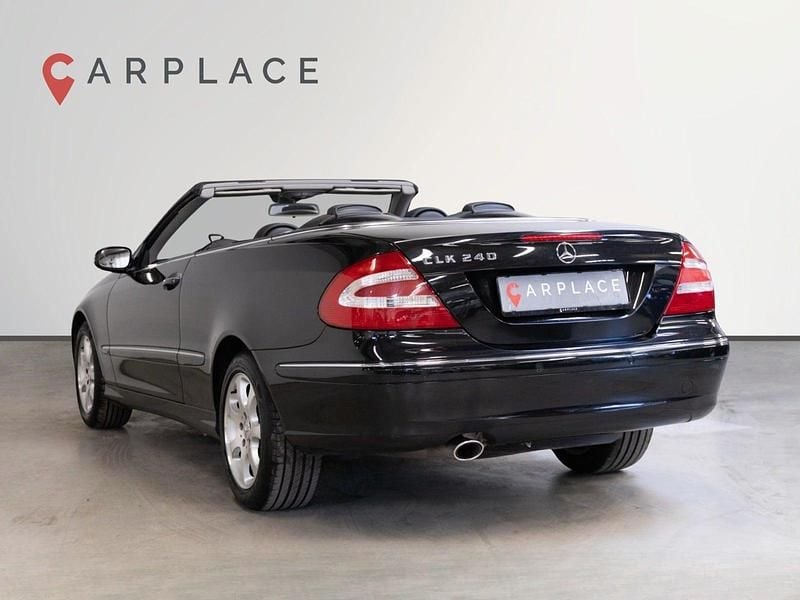 Brugt Mercedes CLK240 Elegance 170 HK (125 kW) 2003 Sortmetal Cabriolet