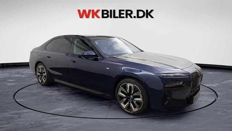 Blåmetal Brugt 2022 BMW i7 M Sport Sedan | 1.099.900 kr. - Billede 1/4