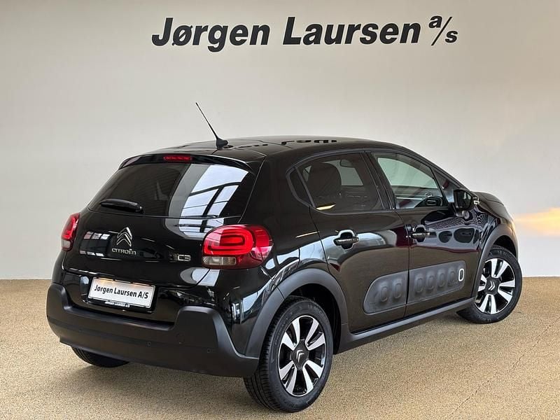 Brugt Citroën C3 PureTech 82 HK (60 kW) 2019 Sortmetal Hatchback