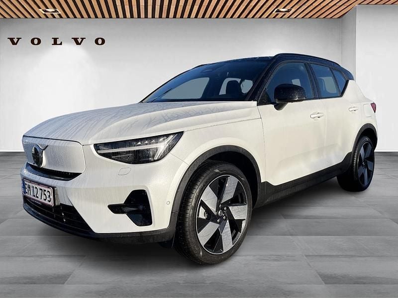 Hvid Ny 2025 Volvo EX40 Ultra SUV | 364.500 kr. (Fair pris) - Billede 1/3