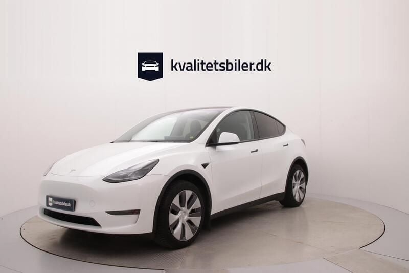 Hvid Brugt 2022 Tesla Model Y Long Range AWD SUV | 249.900 kr. (Fair pris) - Billede 1/4