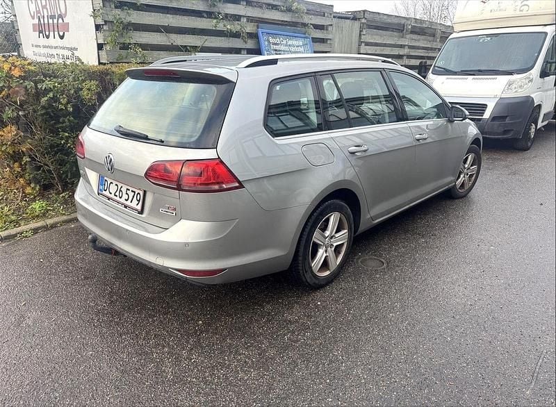 Sølv Brugt 2014 VW Golf VII Highline Stationcar | 104.900 kr. (God pris) - Billede 1/4