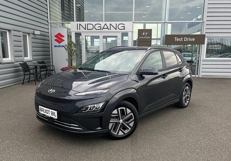 Dark knight mettalic Brugt 2022 Hyundai Kona Advanced SUV | 179.900 kr. (Fair pris) - Billede 1/4