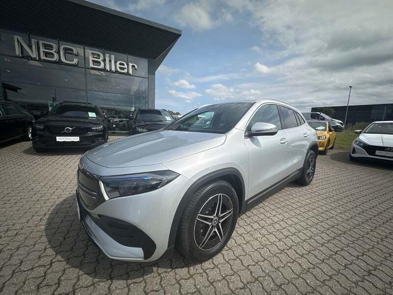 Sølvmetal Brugt 2024 Mercedes EQA350 AMG line SUV | 324.780 kr. (God pris) - Billede 1/4