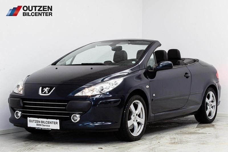 Blåmetal Brugt 2008 Peugeot 307 CC Cabriolet | 49.900 kr. - Billede 1/4