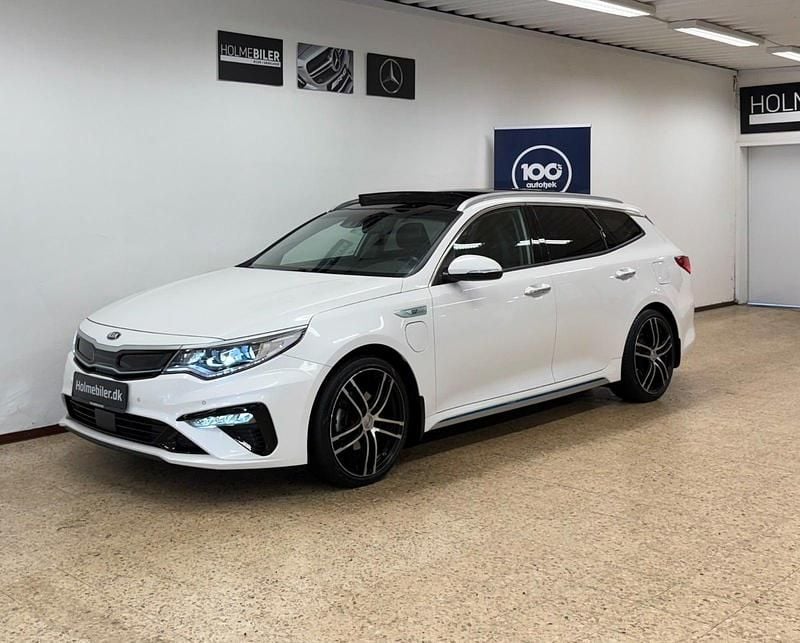 Hvid Brugt 2019 Kia Optima Stationcar | 159.800 kr. (Lidt for dyr) - Billede 1/3