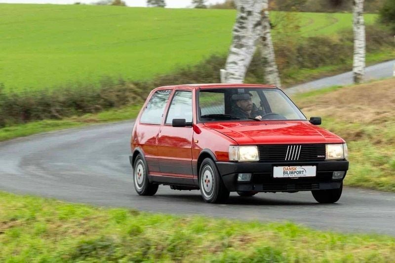 Brugt Fiat Uno 105 HK (77 kW) 1986 Rød Hatchback